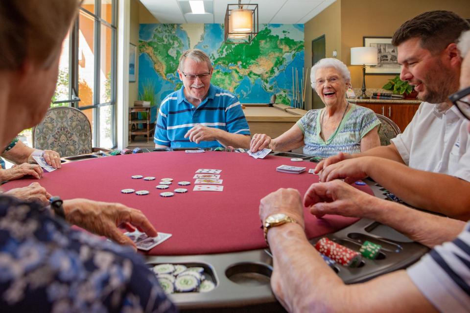 Eskaton Land Park Poker Game